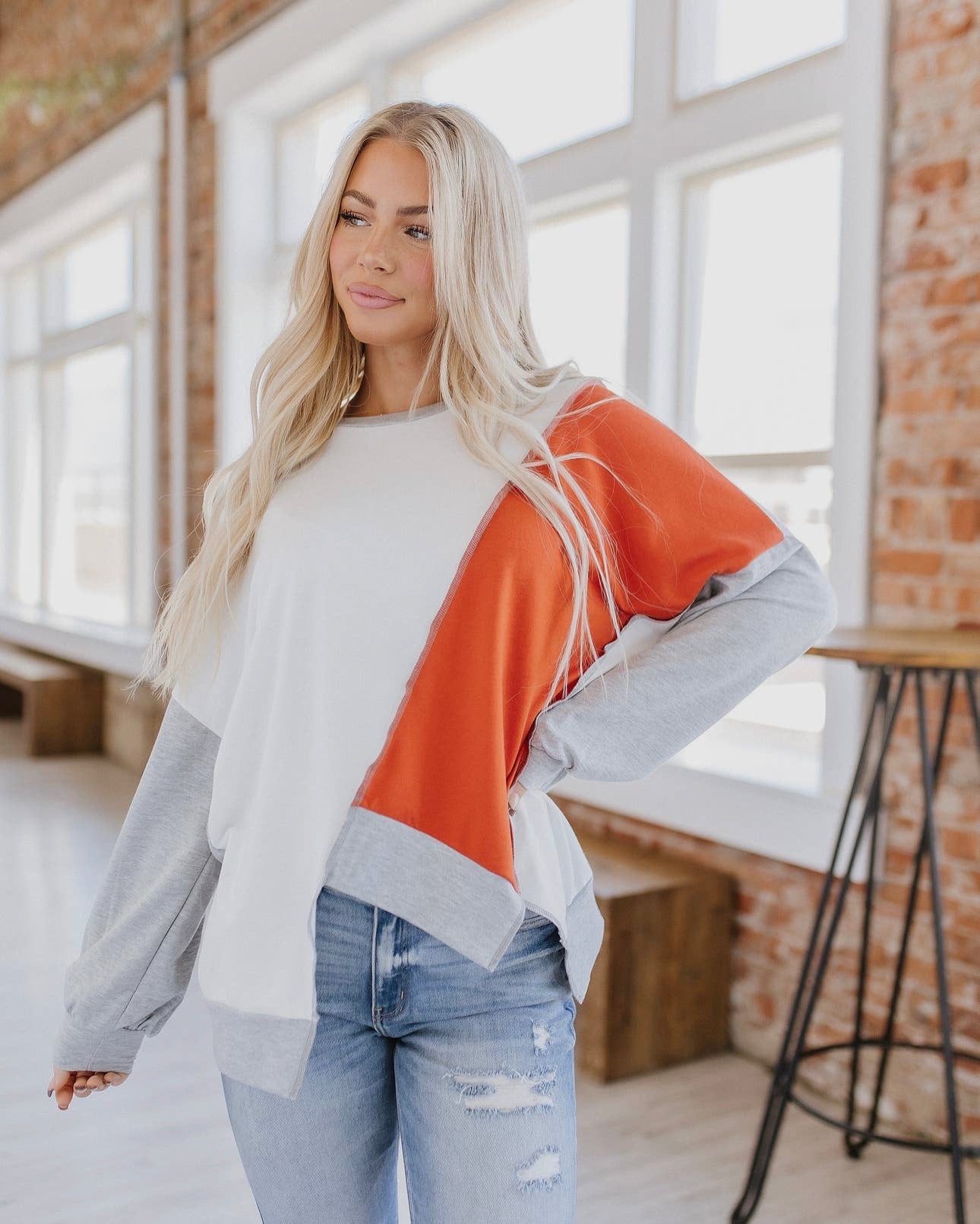 Color Block Top